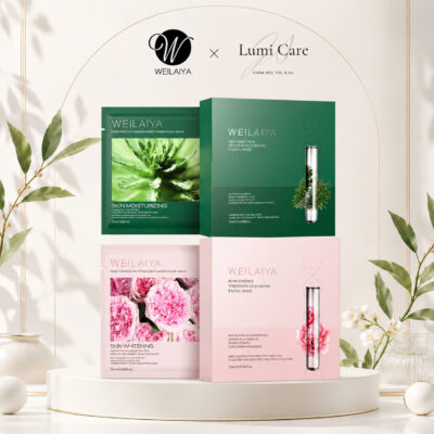 Set mặt nạ Weilaiya Hồng Vạn Cánh và Cỏ Vạn Năm hộp 10 miếng